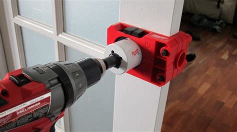 door lock hole driller